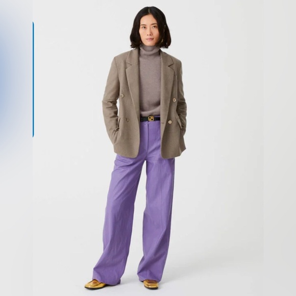 Beatrice B. Pants - Beatrice B‎ Violet Wax Coated Pant
